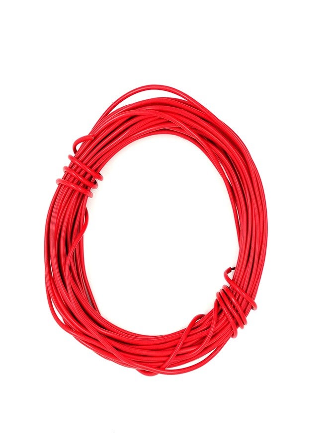 INVENTO 8mtr 20 AWG 0.5 sq.mm 1.5A Tinned Copper PVC Wire Flexible Red Cable 1.7mm Dia High Temperature for DIY - Image 4